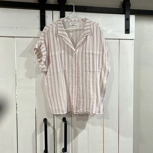 Dear John Women’s XL Short Sleeve Button Up Shirt